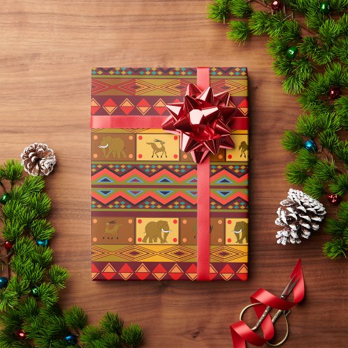 Ethnic Pattern Wrapping Paper