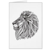 Ethnic Patterned Lion Head (Front)