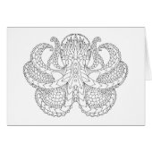 Ethnic Patterned Octopus Cards (Front Horizontal)
