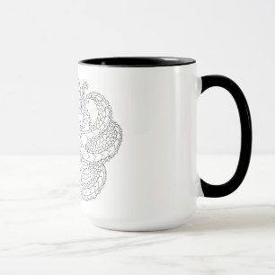 Ethnic Patterned Octopus Mug