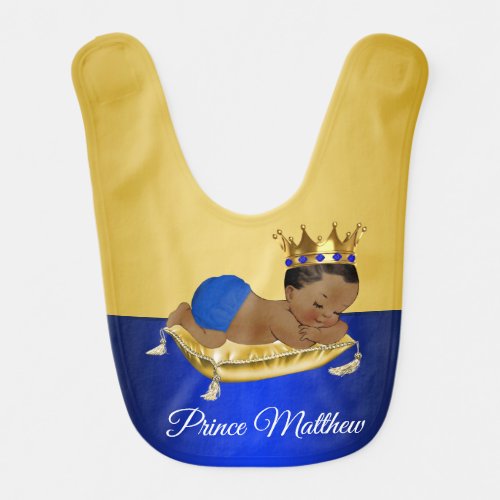 Ethnic Prince Baby Bib