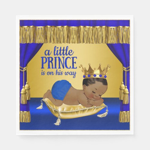 Ethnic Prince Baby Shower Paper Napkin