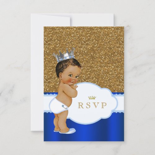 Ethnic Prince Baby Shower RSVP