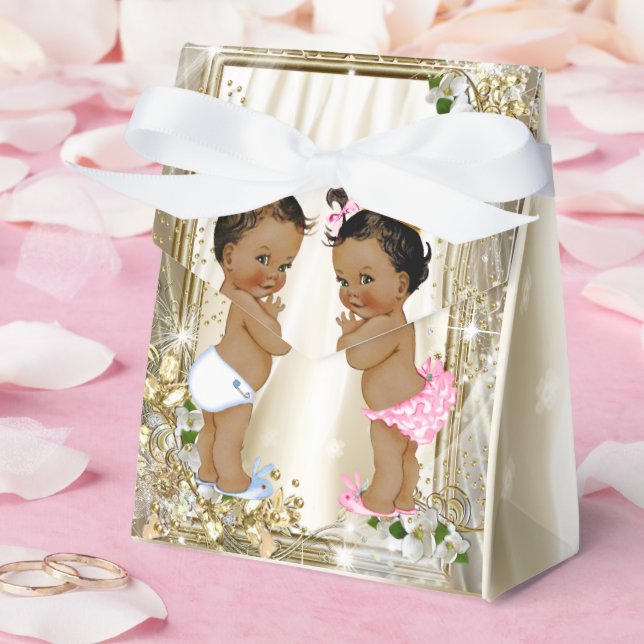 Ethnic Prince Princess Baby Shower Favor Boxes Zazzle