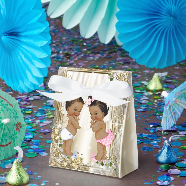 Ethnic Prince Princess Baby Shower Favor Boxes Zazzle
