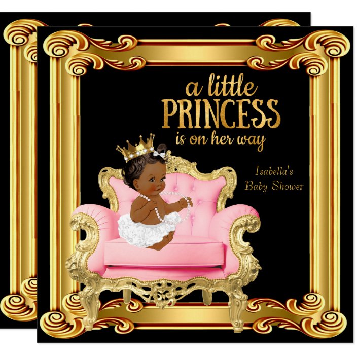 african american princess baby shower centerpieces