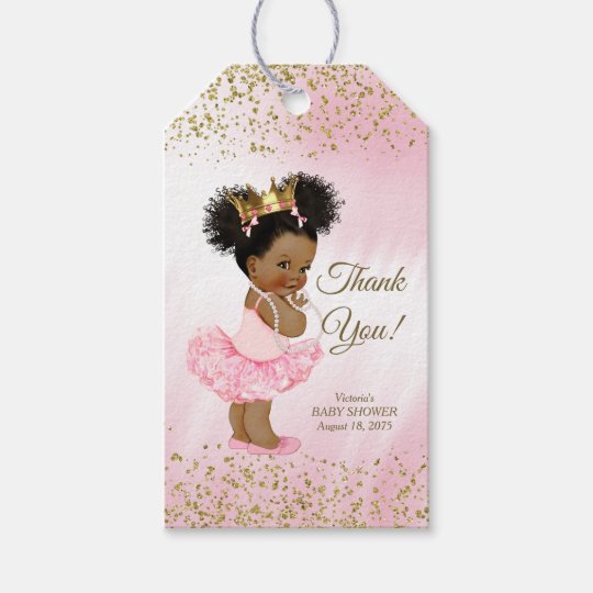 Ethnic Princess Baby Shower Gift Tags Zazzle Com