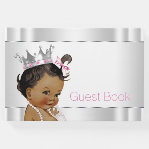 Ethnic Princess Baby Shower Guest Book