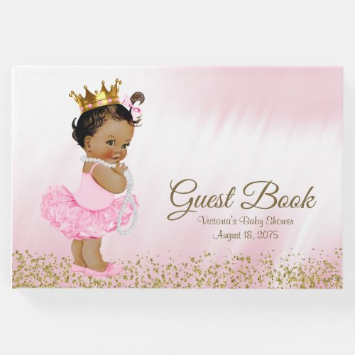 Ethnic Princess Baby Shower Guest Book