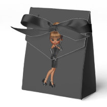 Ethnic Princess Diva Birthday Party Favor Boxes