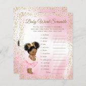 Ethnic Princess Tutu Girl Baby Shower Games | Zazzle