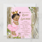 Ethnic Princess Tutu Pink Gold Baby Shower