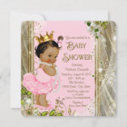 Ethnic Princess Tutu Pink Gold Baby Shower