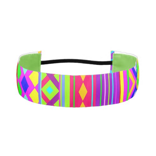 Ethnic Psychedelic Texture Pattern Athletic Headband