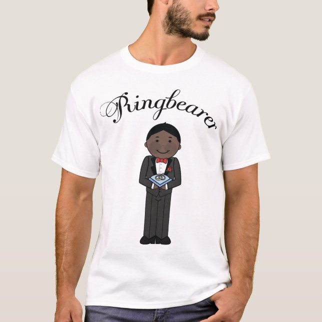 Ethnic Ringbearer Kids Tee Shirt (Front)