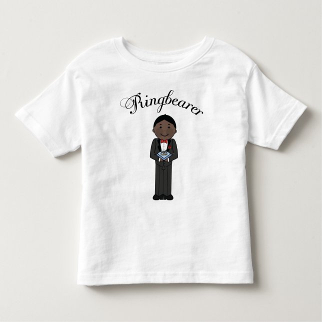 Ethnic Ringbearer Kids Tee Shirt (Front)
