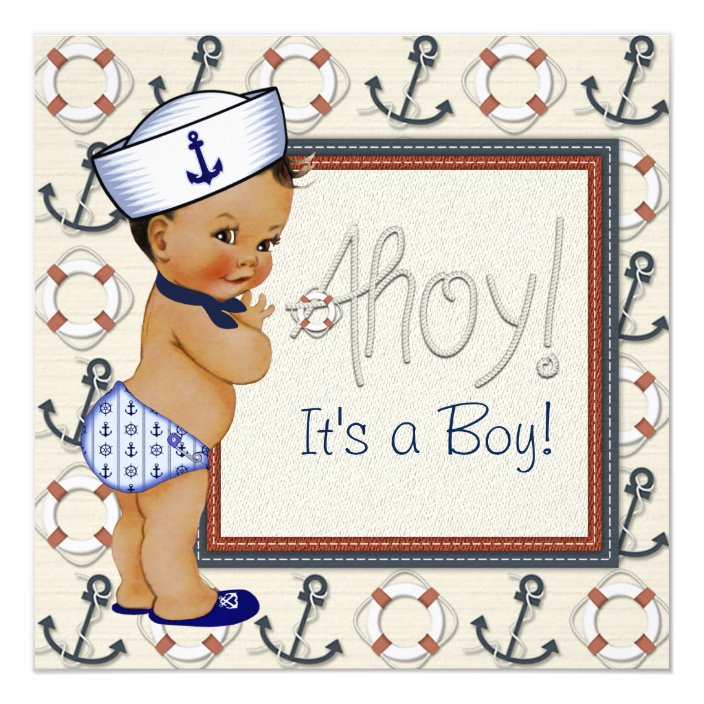 zazzle nautical baby shower invitations