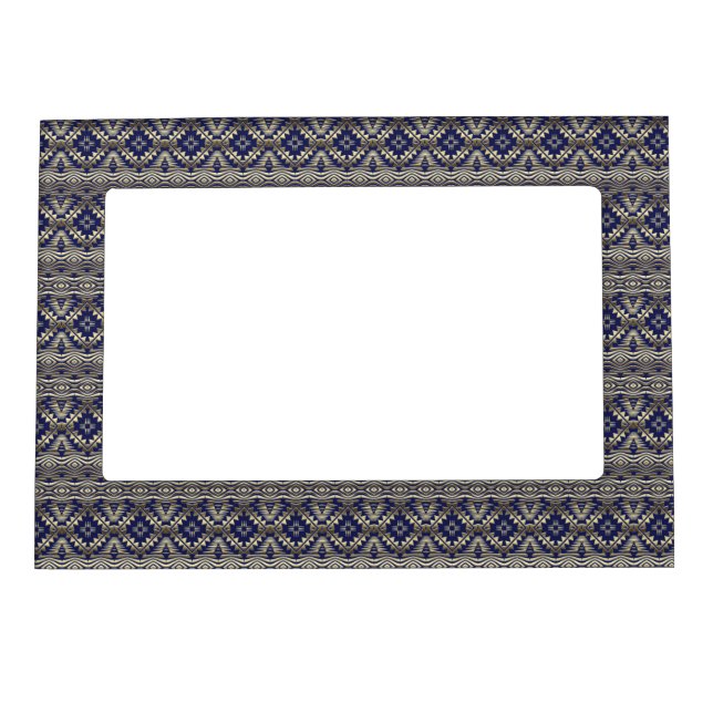 ethnic  seamless pattern magnetic frame (Front)