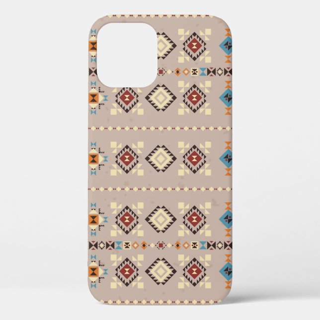 Ethnic: seamless tribal pattern Case-Mate iPhone case (Back)