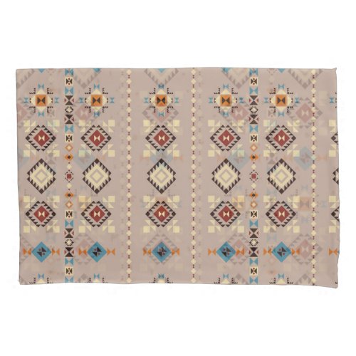 Ethnic seamless tribal pattern pillow case