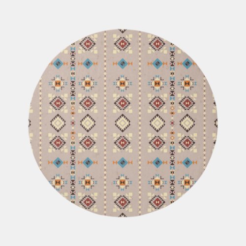 Ethnic seamless tribal pattern rug