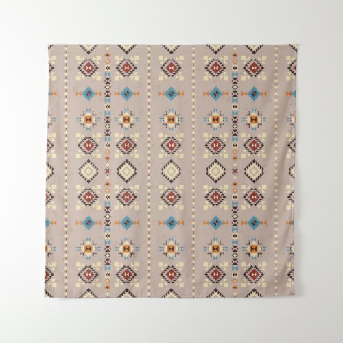 Ethnic seamless tribal pattern tapestry
