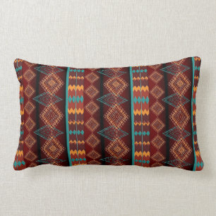 ethnic southwestern  pattern lumbar pillow