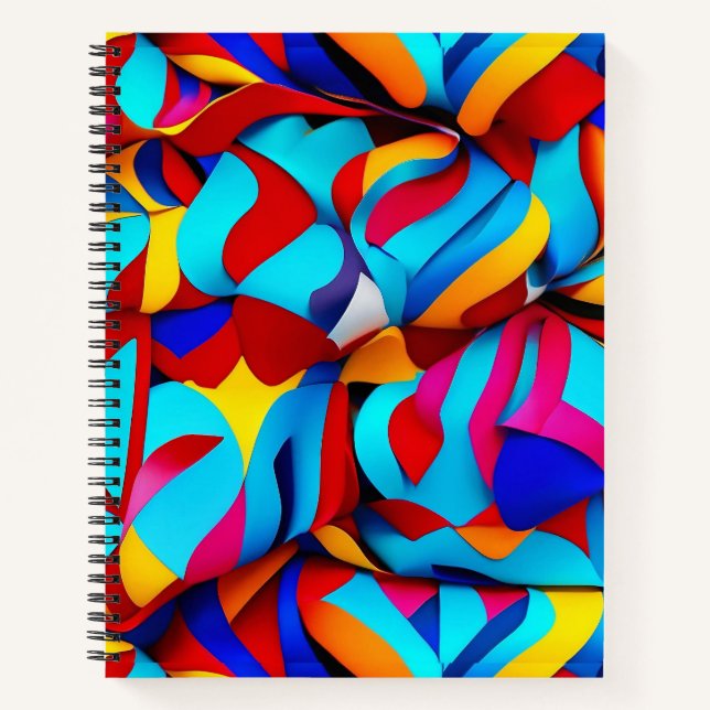 Ethnic Spiral Notebook (Front)