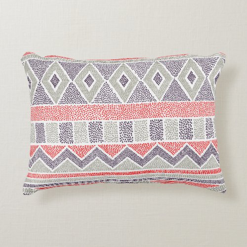 Ethnic Striped Tribal Handmade Vintage Accent Pillow