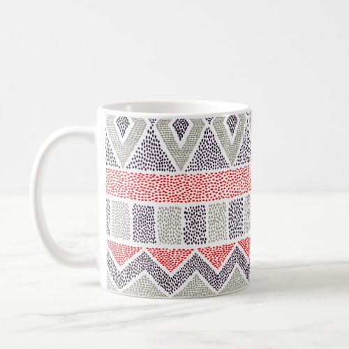Ethnic Striped Tribal Handmade Vintage Coffee Mug