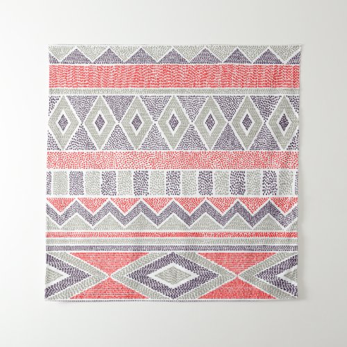 Ethnic Striped Tribal Handmade Vintage Tapestry