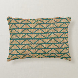 Ethnic Style Knitted Pattern Accent Pillow