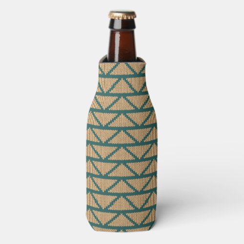 Ethnic Style Knitted Pattern Bottle Cooler