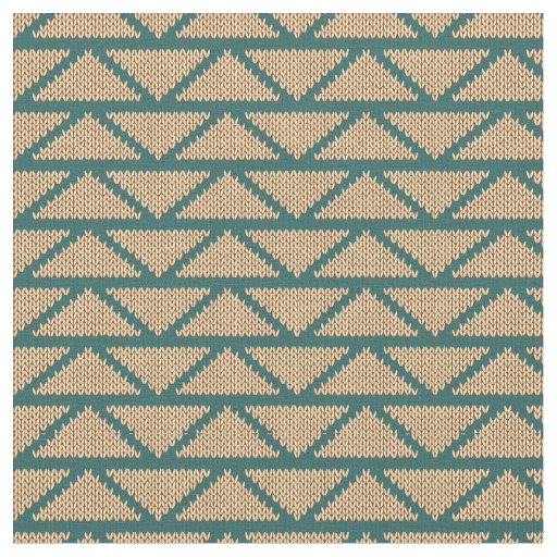 Ethnic Style Knitted Pattern Fabric