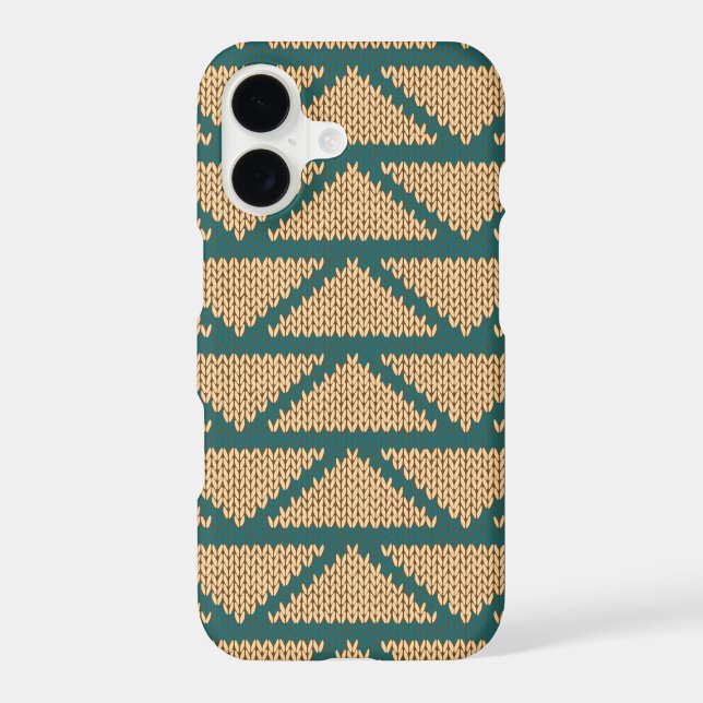 Ethnic Style Knitted Pattern Iphone Case (Back)