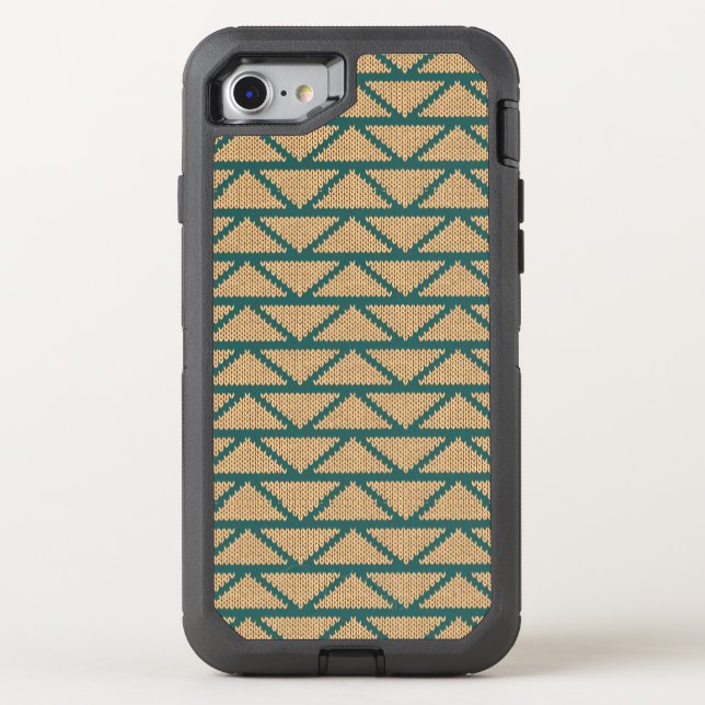 Ethnic Style Knitted Pattern Otterbox iPhone Case (Back)