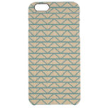 Ethnic Style Knitted Pattern Clear iPhone 6 Plus Case
