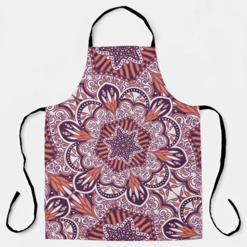 Ethnic style vintage decorative texture apron