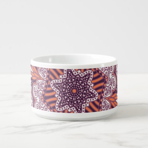 Ethnic style vintage decorative texture bowl