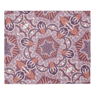 Ethnic style, vintage decorative texture. duvet cover