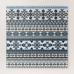Ethnic Triangle Geometric Navajo Pattern Jigsaw Puzzle