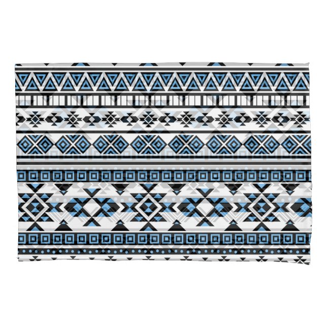 Ethnic Triangle Geometric Navajo Pattern Pillow Case (Front)