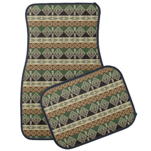 ethnic tribal african pattern car floor mat
