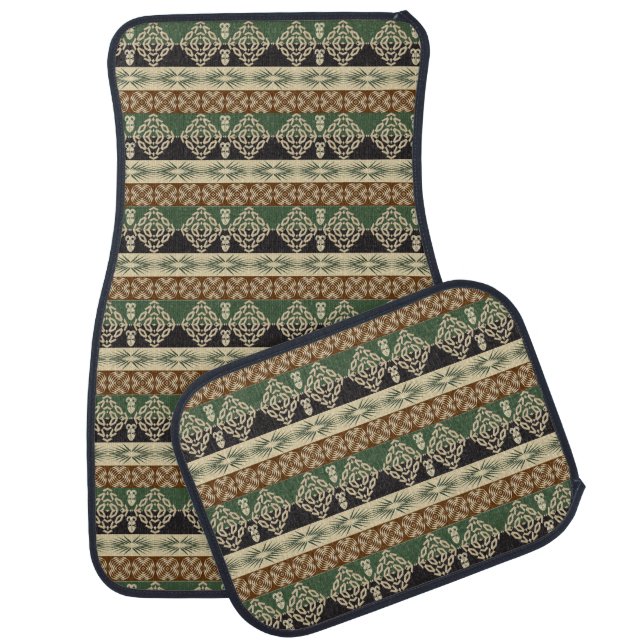 ethnic tribal african pattern car floor mat (Set)