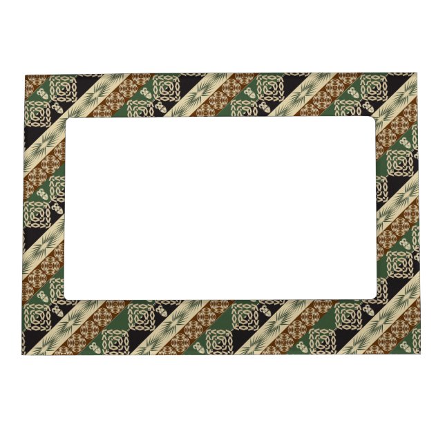 ethnic tribal african pattern magnetic frame (Front)