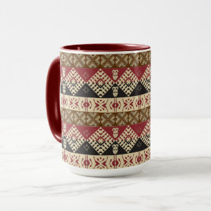 ethnic tribal african pattern mug