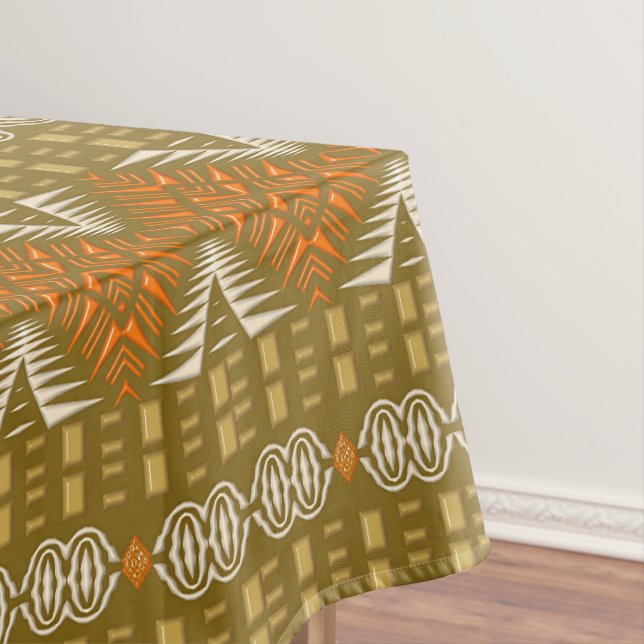 ethnic tribal african pattern tablecloth (In Situ)
