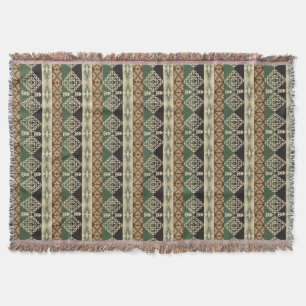 ethnic tribal african pattern throw blanket