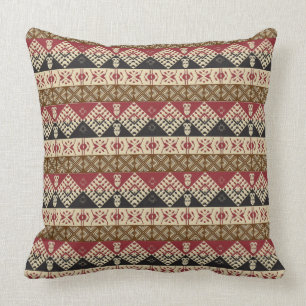 ethnic tribal african pattern throw pillow