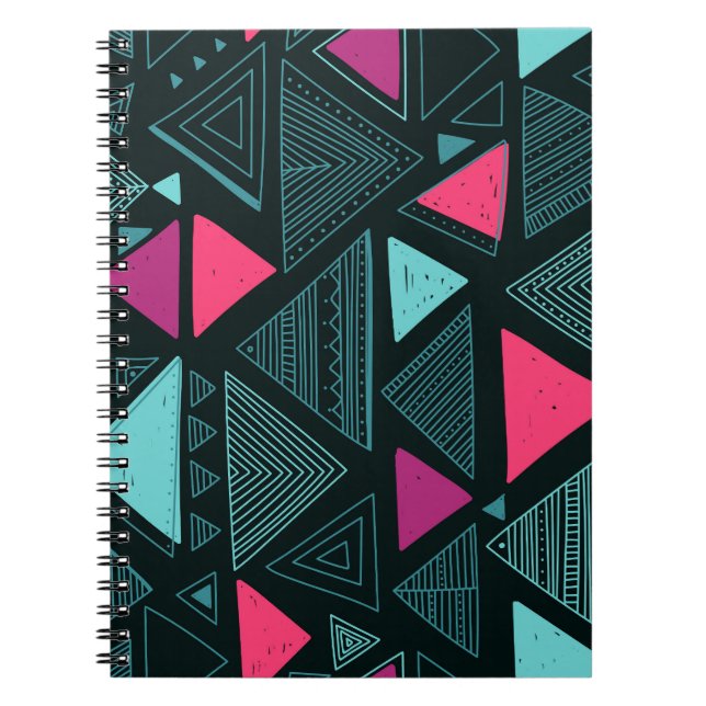 Ethnic Tribal Boho: Doodle Vintage. Notebook (Front)